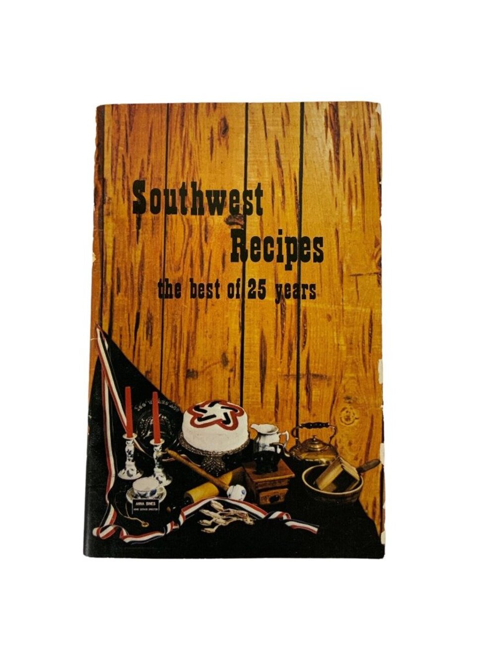 Southwest Recipes Cookbook 1977 Texas Electric Service Co 25 Year Anniversary